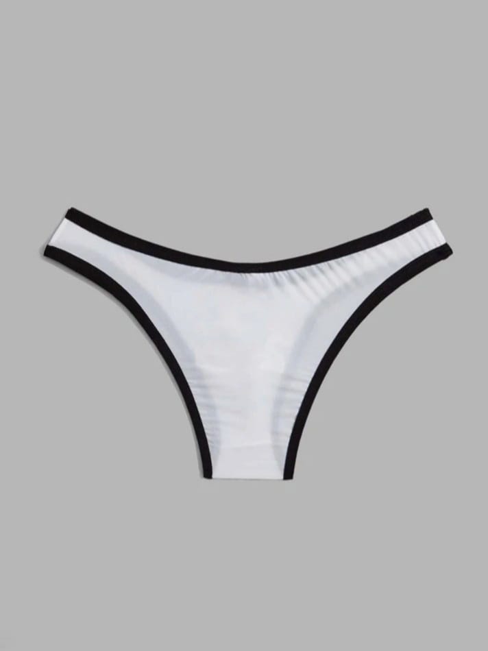 Figaro Man's Contrast Binding Briefs Underwear